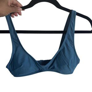 Aerie Scoop Swimwear Women's Blue Stretchy Cup Size 31-32 Padded Size S/P